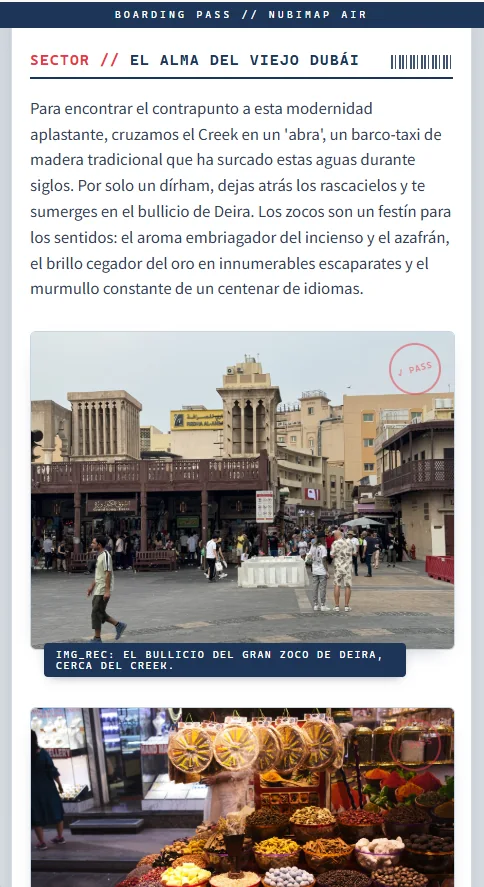 Travelogue in Spanish